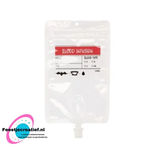 Drankzakjes Halloween infuus wit/zwart/rood 10 stuks 1 Drankzakjes Halloween infuus wit/zwart/rood 10 stuks