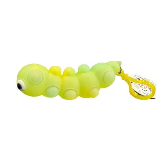 Sleutelhanger, Glow Worm, rups Glow in the Dark, 4 Sleutelhanger, Glow Worm, rups Glow in the Dark, - Afbeelding 4