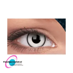Contactlens 1 dag White Zombie zwart/wit