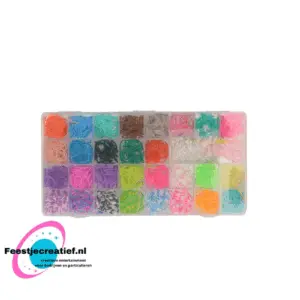 Loomelastiekjes doos 29 kleuren