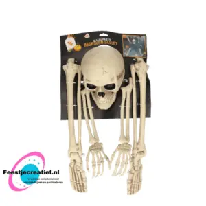 Skelet Halloween 5 delig