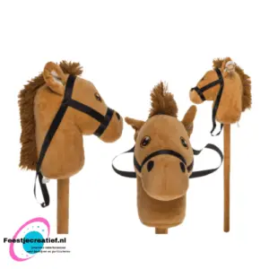 Stokpaard  - Hobbyhorse  - bruin - 75cm
