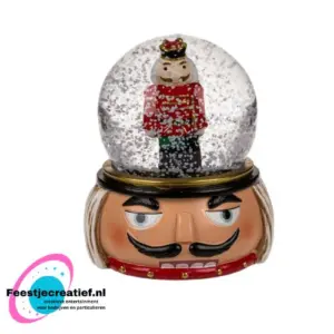 Sneeuwbol kerst notenkraker rood