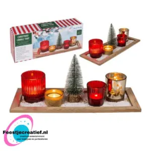 Dienblad Kerst, 6 delig