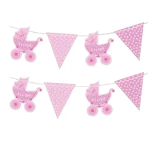 Geboorte meisje vlaggenlijn  2m