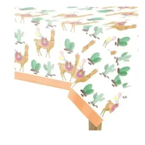 Tafelkleed Lama Feest 120x180cm | per stuk