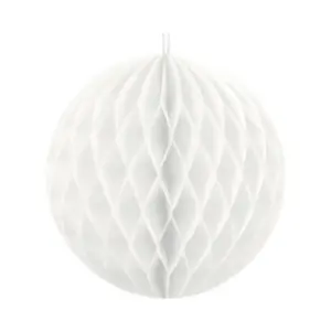 Honeycomb Bal Wit 10cm