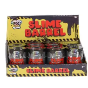 Amazing Cool slime zwart in olievat 75 gram