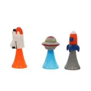 Afschiet raketje met licht