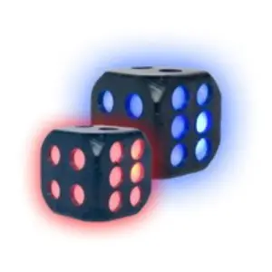 Dobbelstenen 4x4x4cm Met Licht12