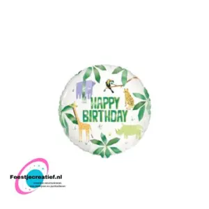 Folieballon animal safari (Ø45cm)