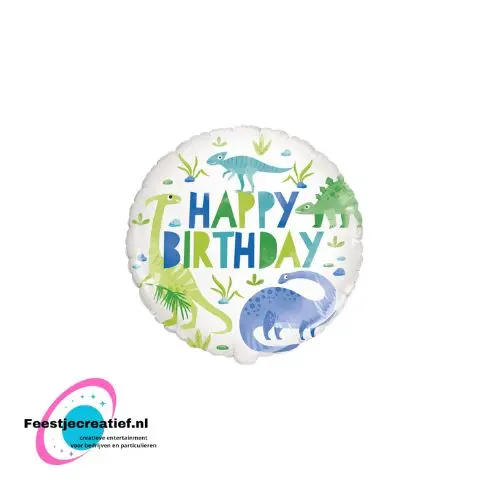 Folieballon dinosaurus (Ø45cm) 1 Folieballon dinosaurus (Ø45cm)