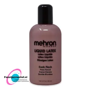 Mehron Liquid Latex | Vloeibaar Latex - donkere beige - 133 ml