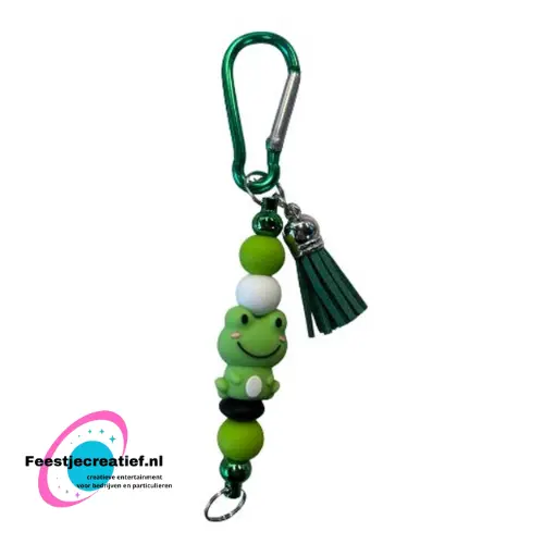 Sleutelhanger Kikker - oeteldonk - carnaval 1 Sleutelhanger Kikker - oeteldonk - carnaval