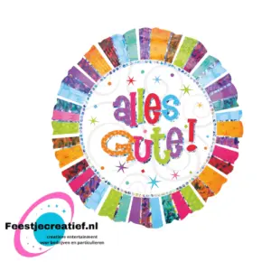 Folieballon- Alles gute