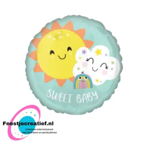 Folieballon- sweet baby