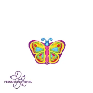 Dieren ballonnen 77 Folieballon vlinder- 45cm