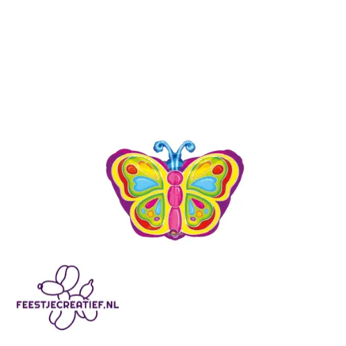 Folieballon vlinder- 45cm 1 Folieballon vlinder- 45cm