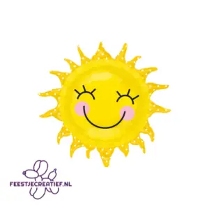 Basis folie ballonnen 70 Folieballon zon