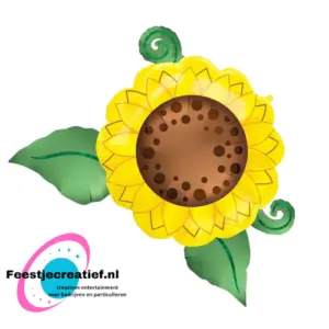 Folieballon- zonnebloem