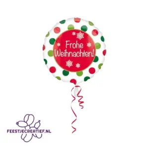 Kerst 159 Folieballon- frohe weinachten!