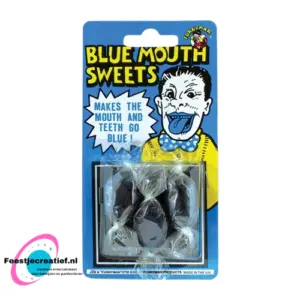 Fopartikelen 19 Fopartikel - Blauwe mond snoepjes (3st)