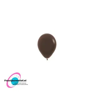 Latex ballonnen Sempertex rond chocolate -5inch - 50 stuks