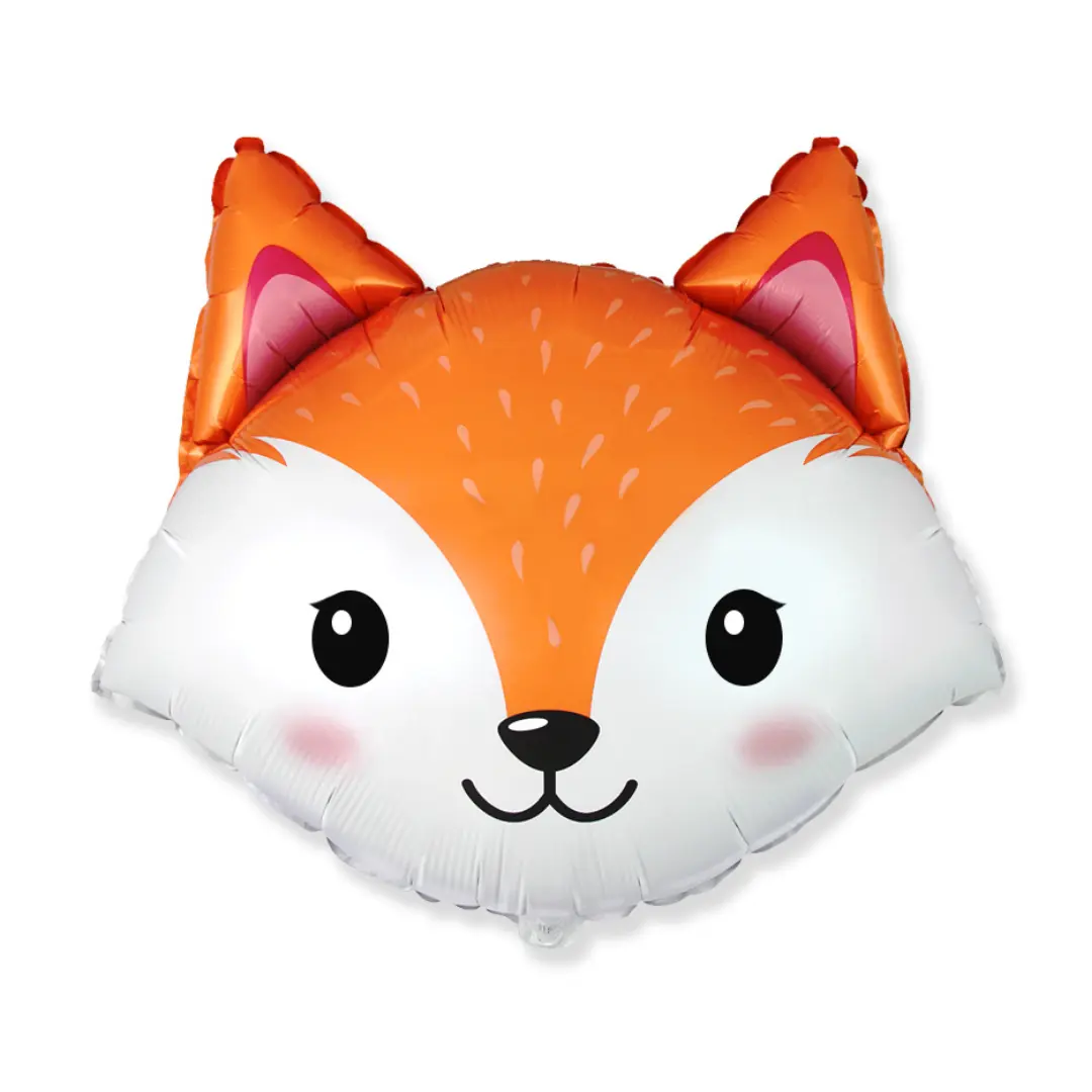 Folieballon 24 x 25 inch vos 1 Folieballon 24 x 25 inch vos