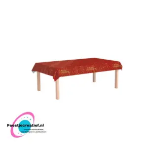 Tafelkleed christmas rood