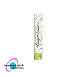 Confetti shooter 40 cm - Multi colour paper