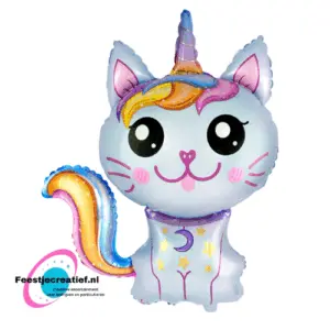 Folieballon caticorn, 88 cm