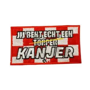 Strijkembleem/applicatie, 'Je bent echt een kanjer"