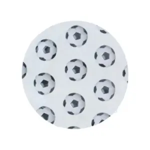 Borden voetbal feestje 23cm | 6 stuks