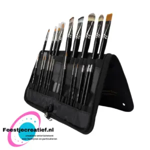 PXP Dubbele Penselen Etui zwart