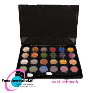 PXP Schmink Case Met Inlay 24 X 10 Gram Plus Penseel Ruimte
