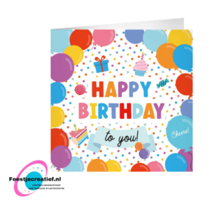 XL Greeting Cards - Happy Birthday
