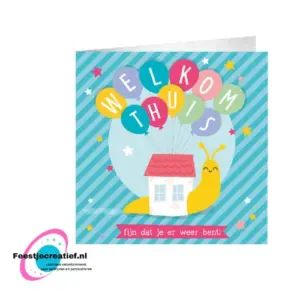 Welkom thuis 15 XL Greeting Cards - Welkom thuis
