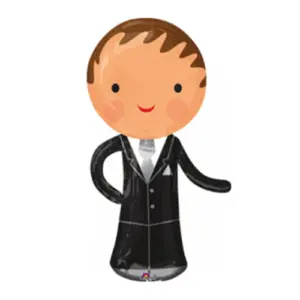 Folieballon Bruidegom 101cm