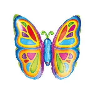 Folieballon Vlinder 63 cm – Anagram | Grote vlinder ballon, 1 stuk