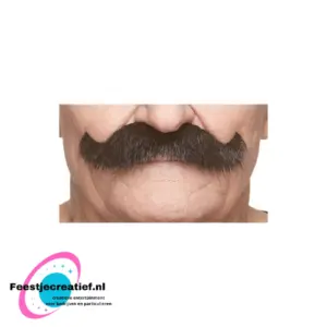 plak snor - Rocking GrandPa's Snor Zwart Glanzend