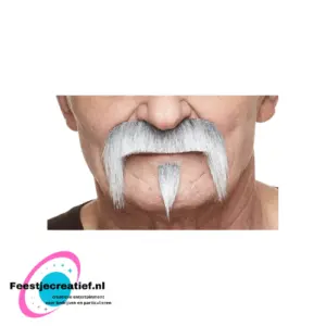 GrandPa's Snor & Baard Grijs/Wit