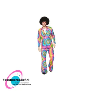 Tye Dye heren kostuum - maat XL