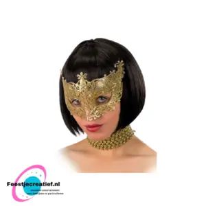 Glittermasker Goud