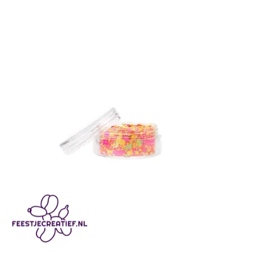 Chunky Glitter 8 Ml Fluoresent Mix 1 Chunky Glitter 8 Ml Fluoresent Mix