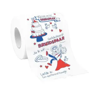 Toiletpapier/wc-papier Bruidspaar