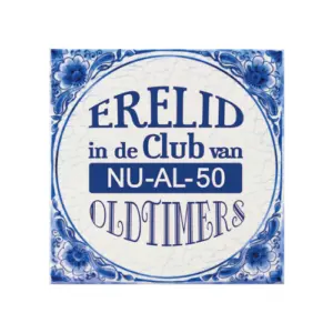 Tegels delfts blauw 50 jaar