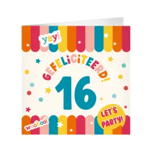 XL Greeting Cards -16 jaar