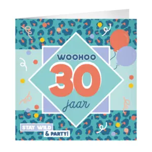 XL Greeting Cards -30 jaar