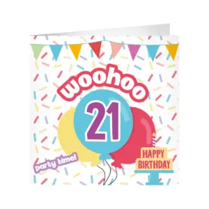 XL Greeting Cards -21 jaar