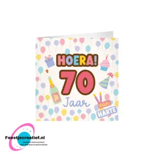 70 jaar 46 XL Greeting Cards -70 jaar